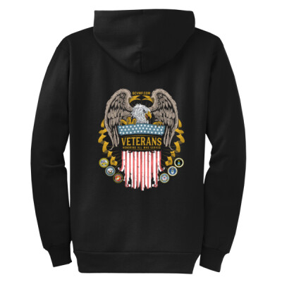 Zip Hoodie - Honoring All Who Served Thumbnail