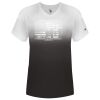 Women's V-Neck Ombre T-Shirt Thumbnail